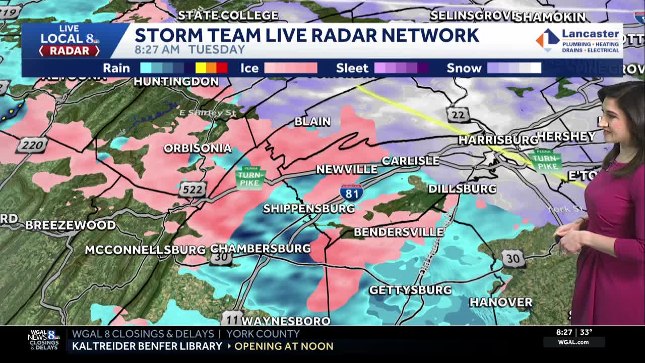 Tracking light snow, freezing rain, rain this morning | Timing, what's next