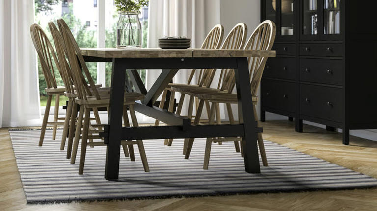 15 IKEA rugs that make dining room cleanup easier