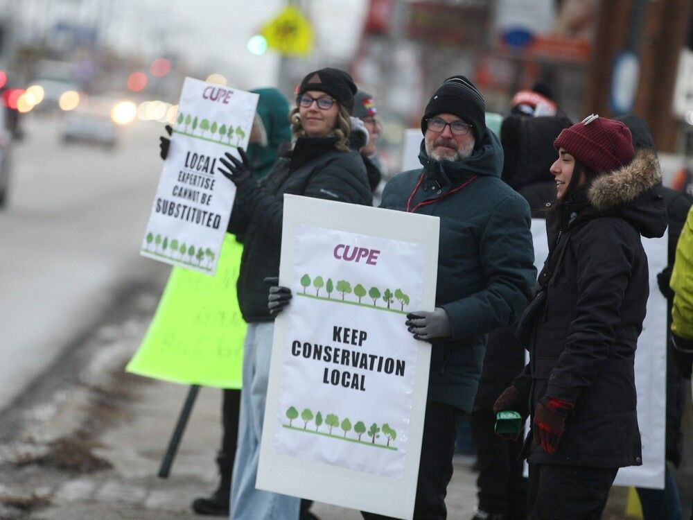 Conservation Authority staff protest consolidation plan outside Windsor ...