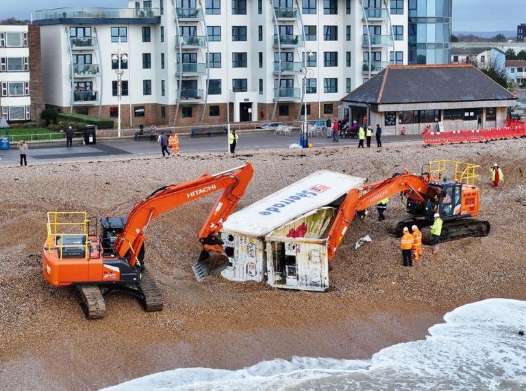 Thank you from councils as eight containers recovered from Selsey and ...