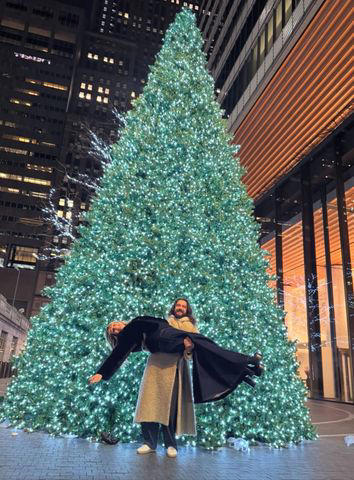 Instagram/Heidi Klum Heidi Klum and Tom Kaulitz in New York City for Christmas