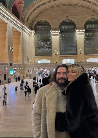 Instagram/Heidi Klum Heidi Klum and Tom Kaulitz in New York City for Christmas