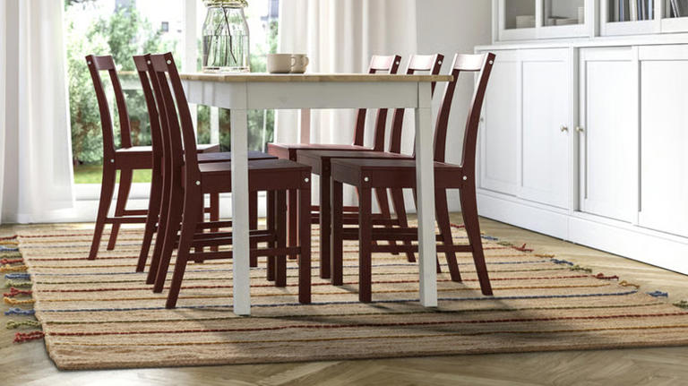 15 IKEA rugs that make dining room cleanup easier