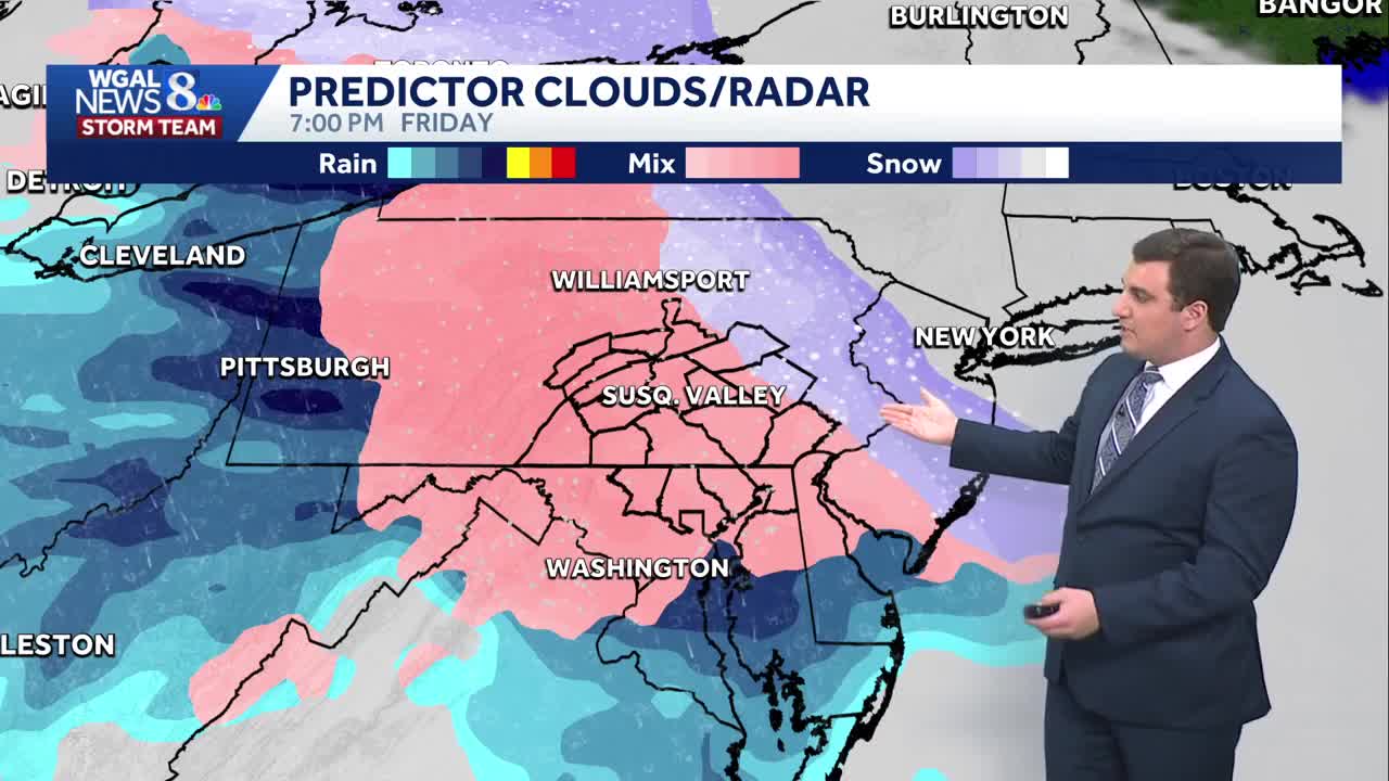 Next winter storm | Widespread wintry mix possible in south-central Pa.