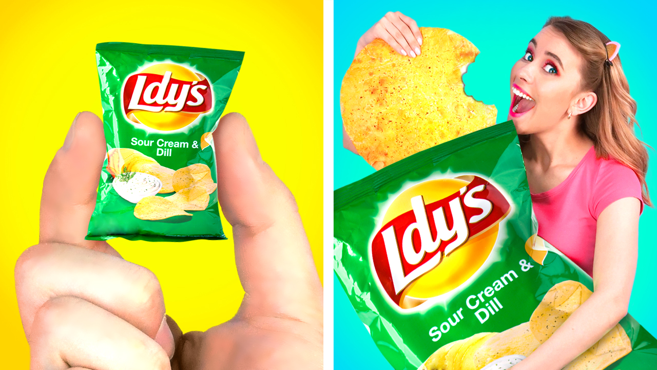 Epic food tricks you need to try! DIY giant snack hacks by 123 GO!