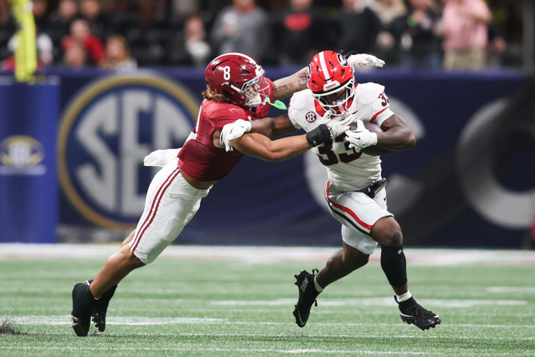 Georgia's rushing touchdowns leader already ruled out vs. Alabama