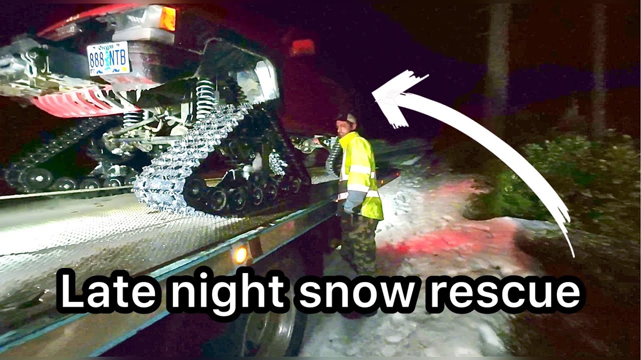 Deceptive snow traps tourists—a dramatic Jeep rescue