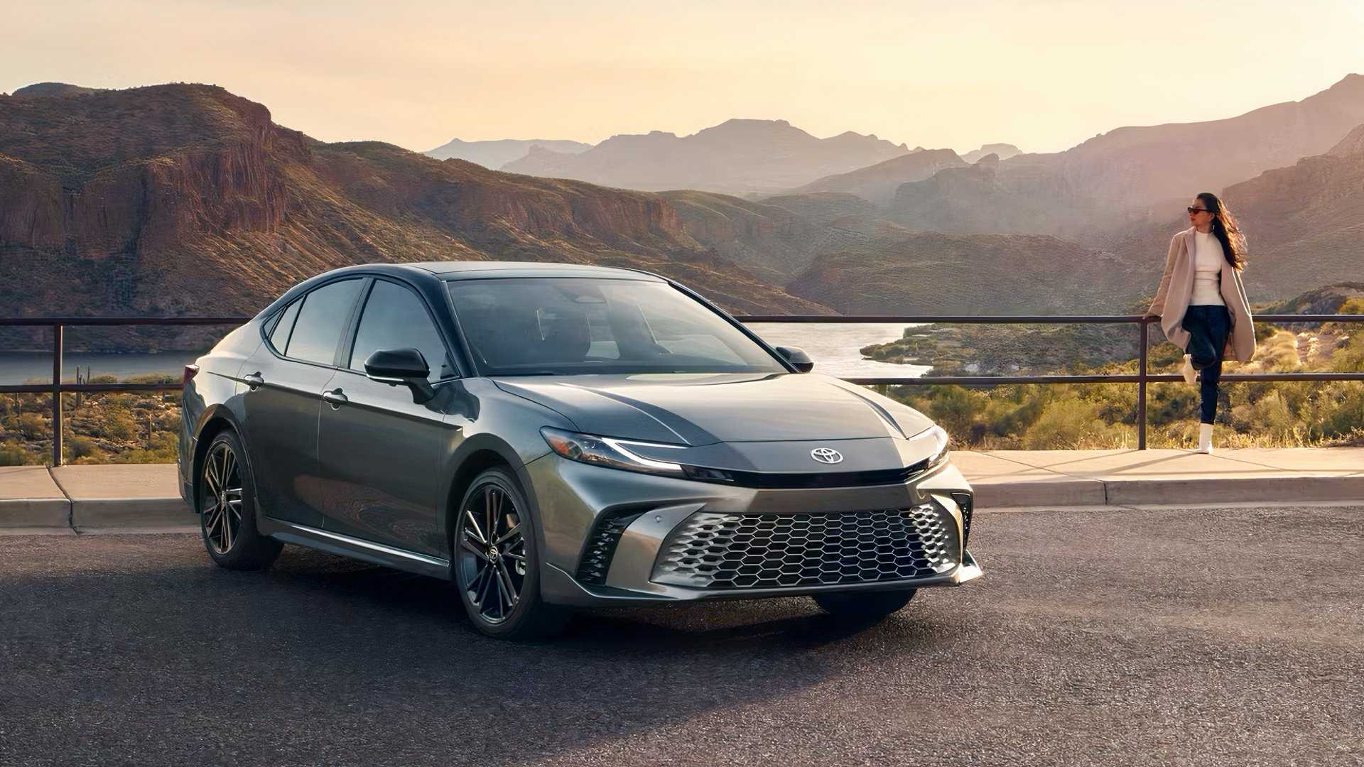 2026 Toyota Camry in silver parked