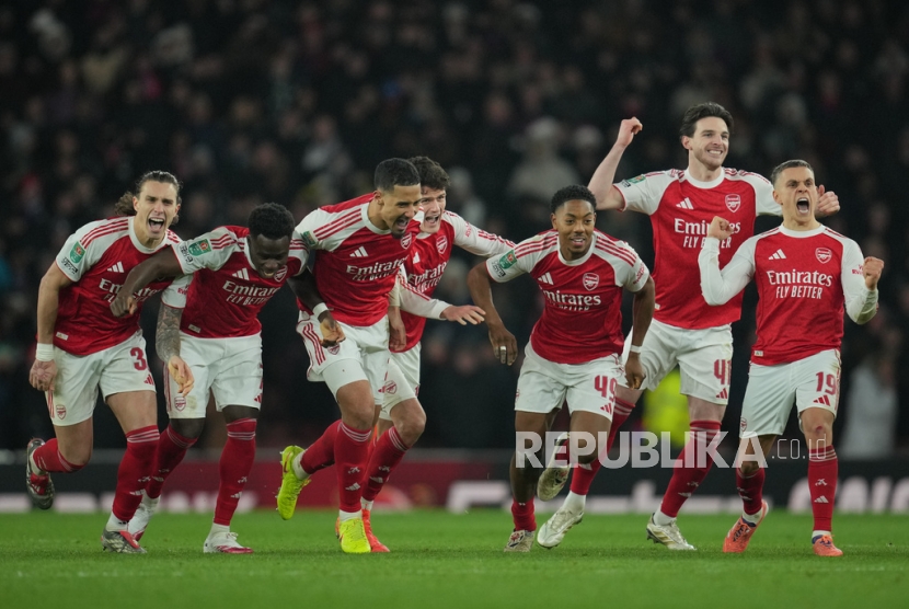 Arsenal vs Chelsea, Laga Derby London Barat Laut di Semifinal Piala Liga Inggris