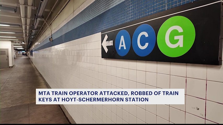 MTA train operator assaulted, robbed on C train in downtown Brooklyn