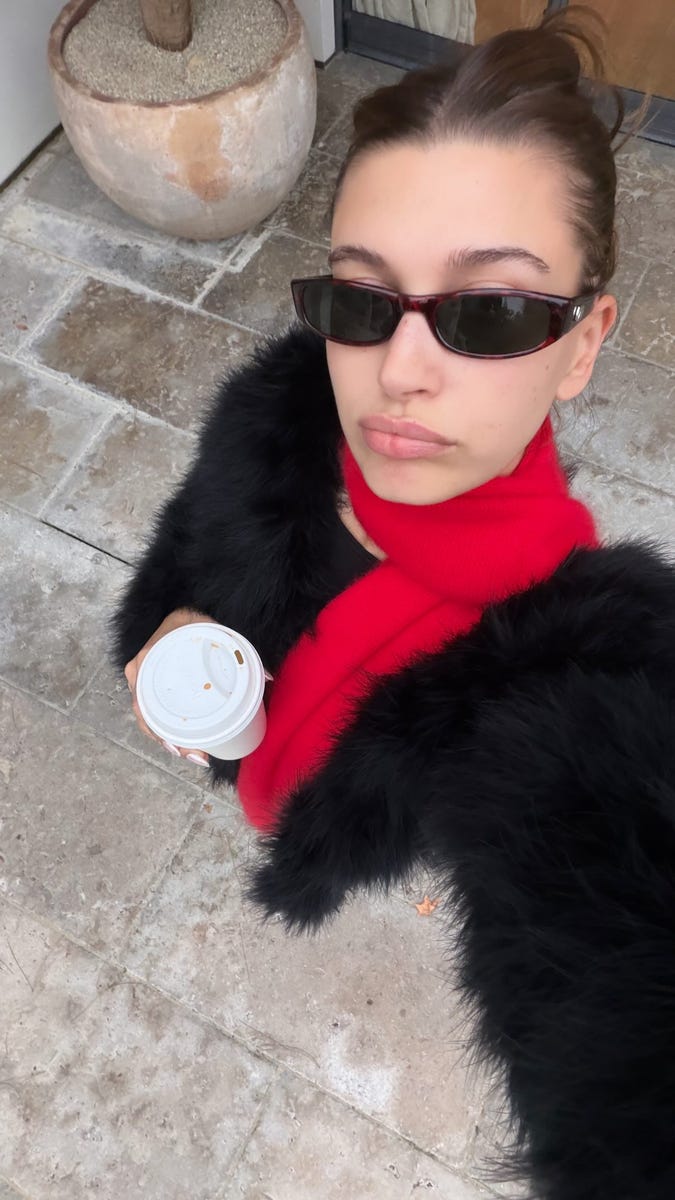 Hailey Bieber’s Playboy hat and micro shorts defy the seasonal status quo