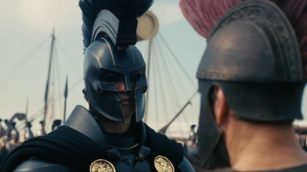 Had no idea ancient Greeks used Batman helmets — debut trailer for ...