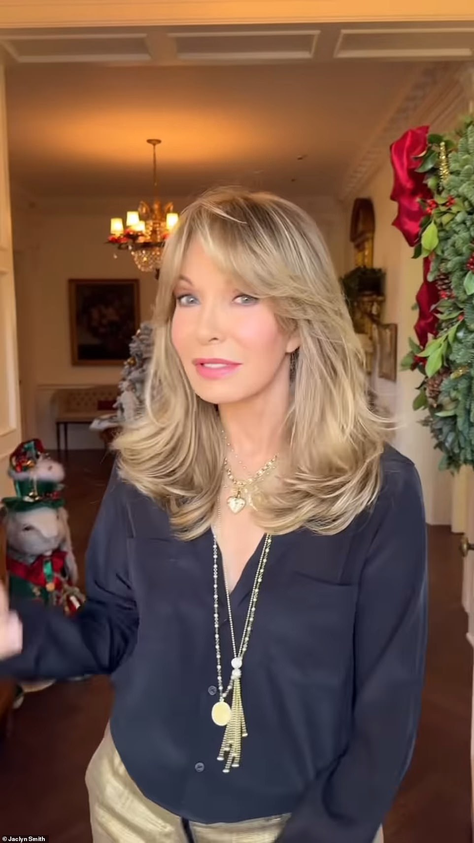 Charlie's Angels vet Jaclyn Smith shows off her Christmas decor