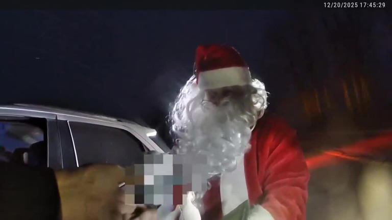 Bodycam: Santa pulled over for speeding in Fulton County, Ohio