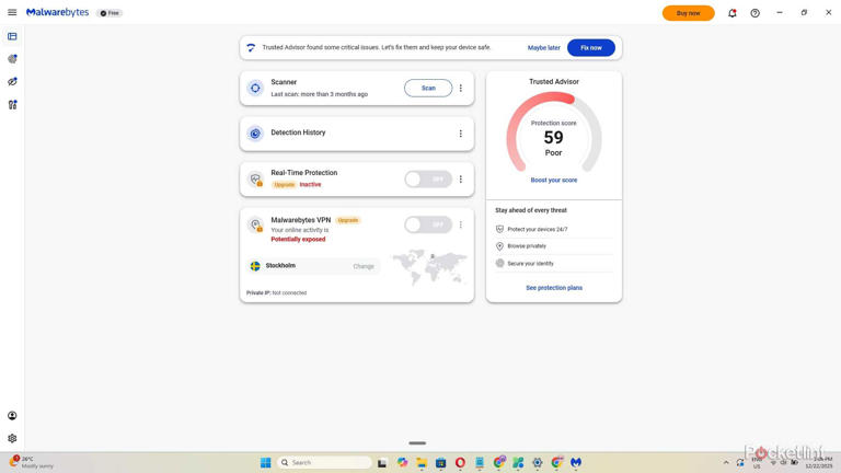 Malwarebytes Interface