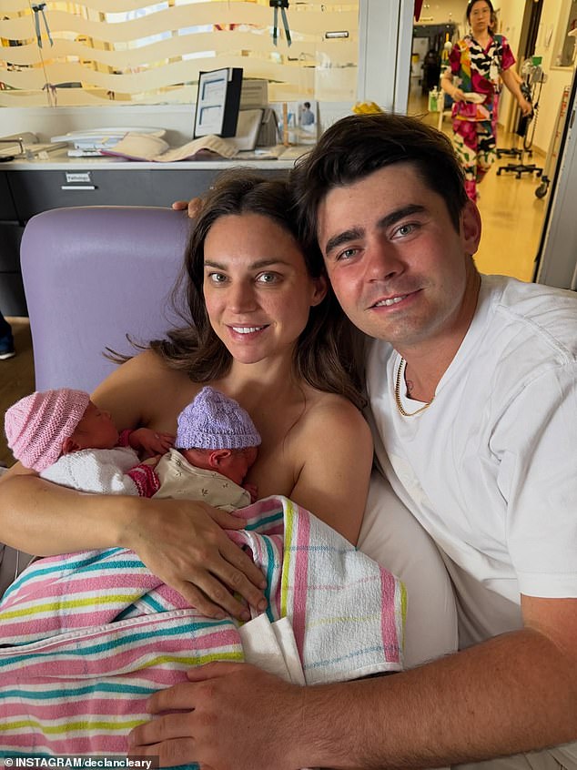MasterChef stars Sarah Todd and Declan Cleary have officially become parents - welcoming not one, but two beautiful baby girls into the world just in time for Christmas 