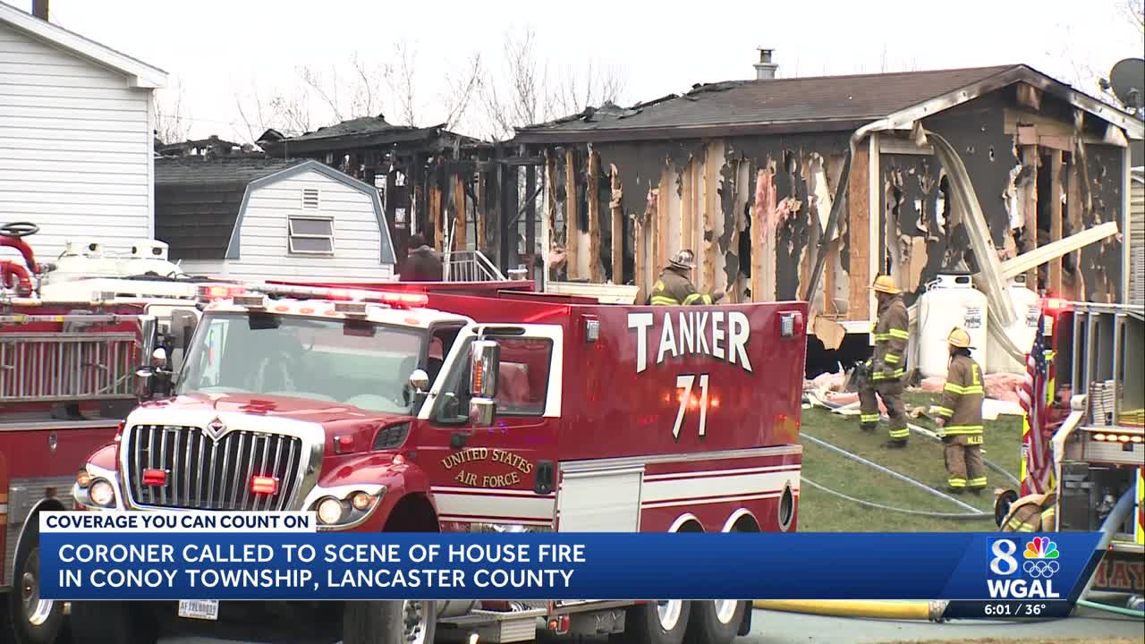 Coroner identifies woman who died in Lancaster County mobile home fire