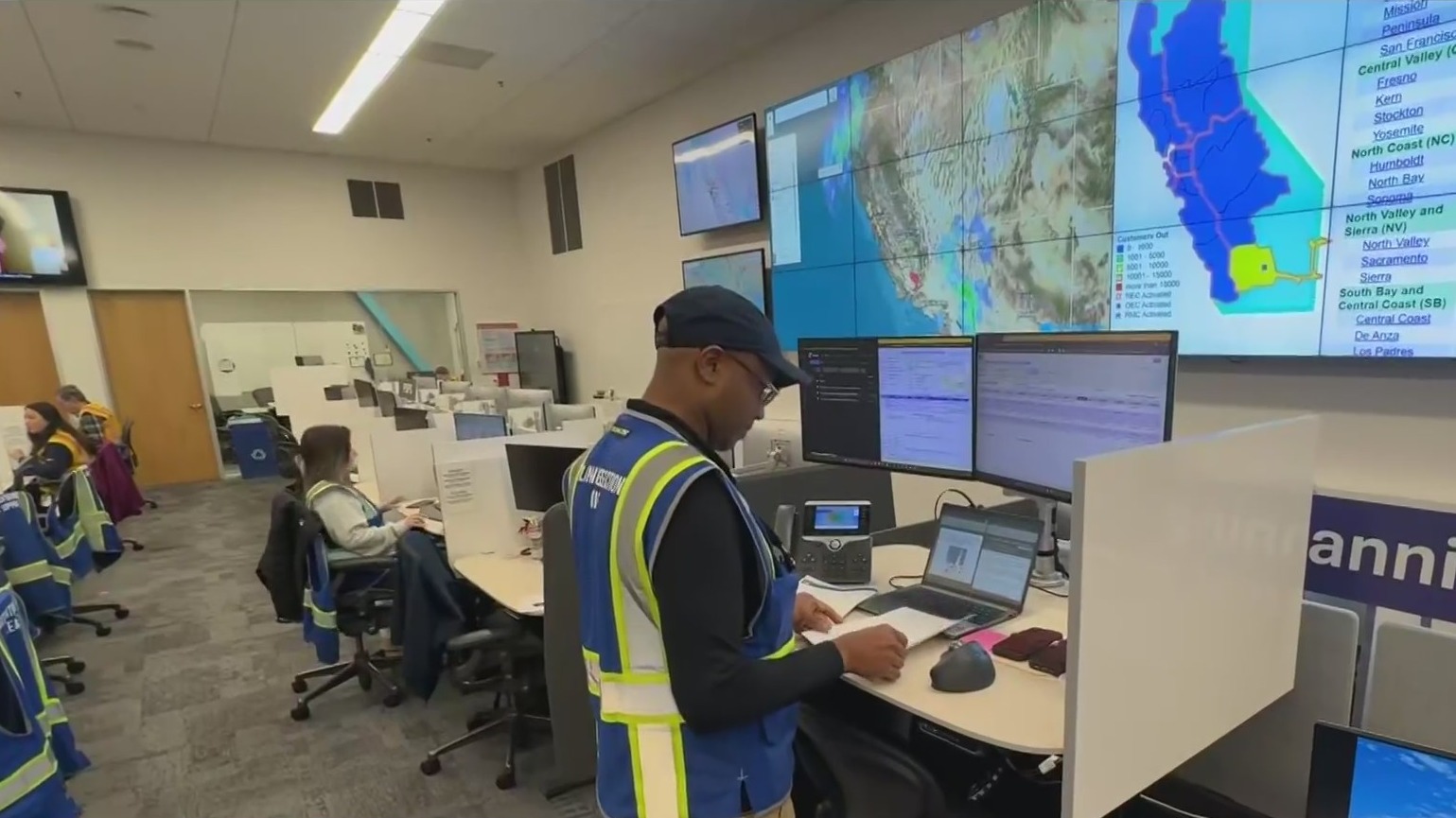 PG&E activates emergency operations center as incoming storms arrive ...