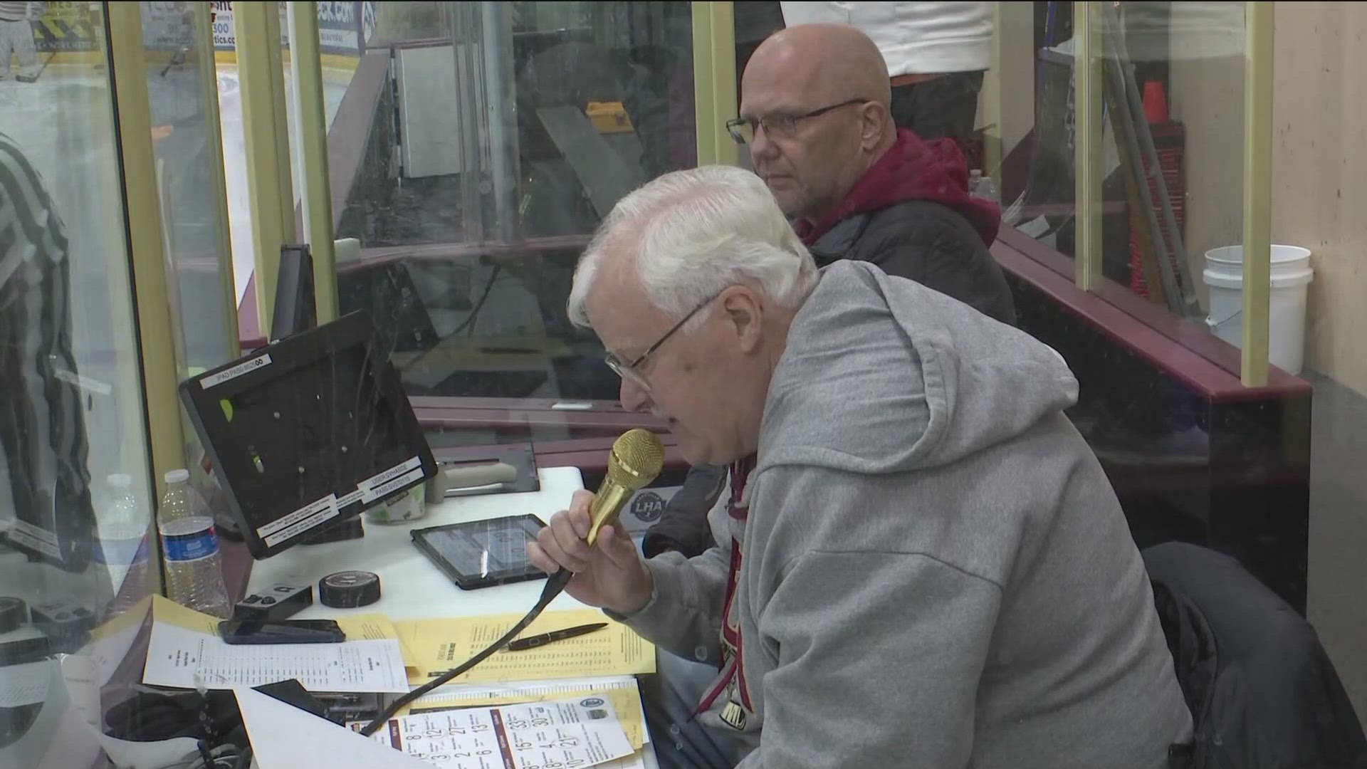 High school sports announcer celebrated for 40 years of calling games