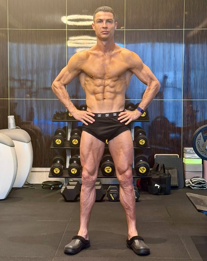 Ronaldo defies aging with 7% body fat