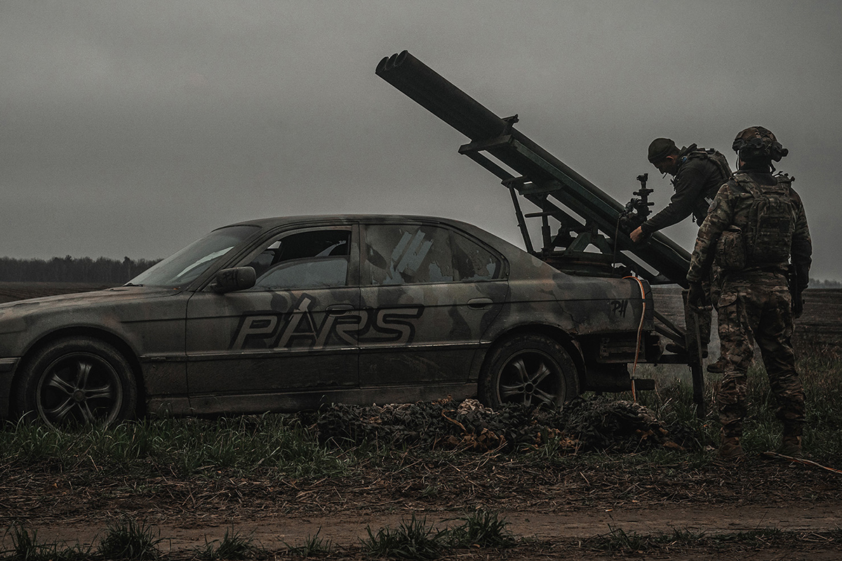 A BMW that fires rockets? In Ukraine, it’s not a movie—it’s real life