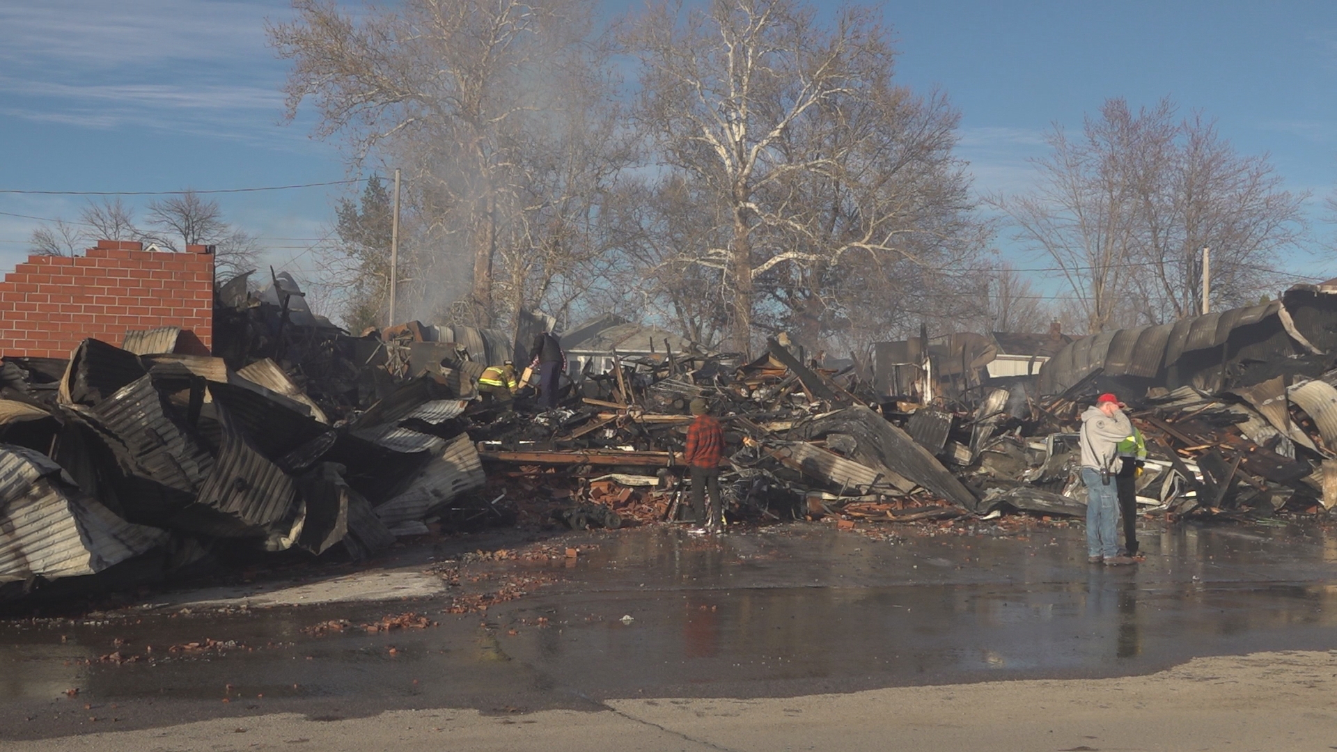 Overnight fire engulfs, destroys Perry family business