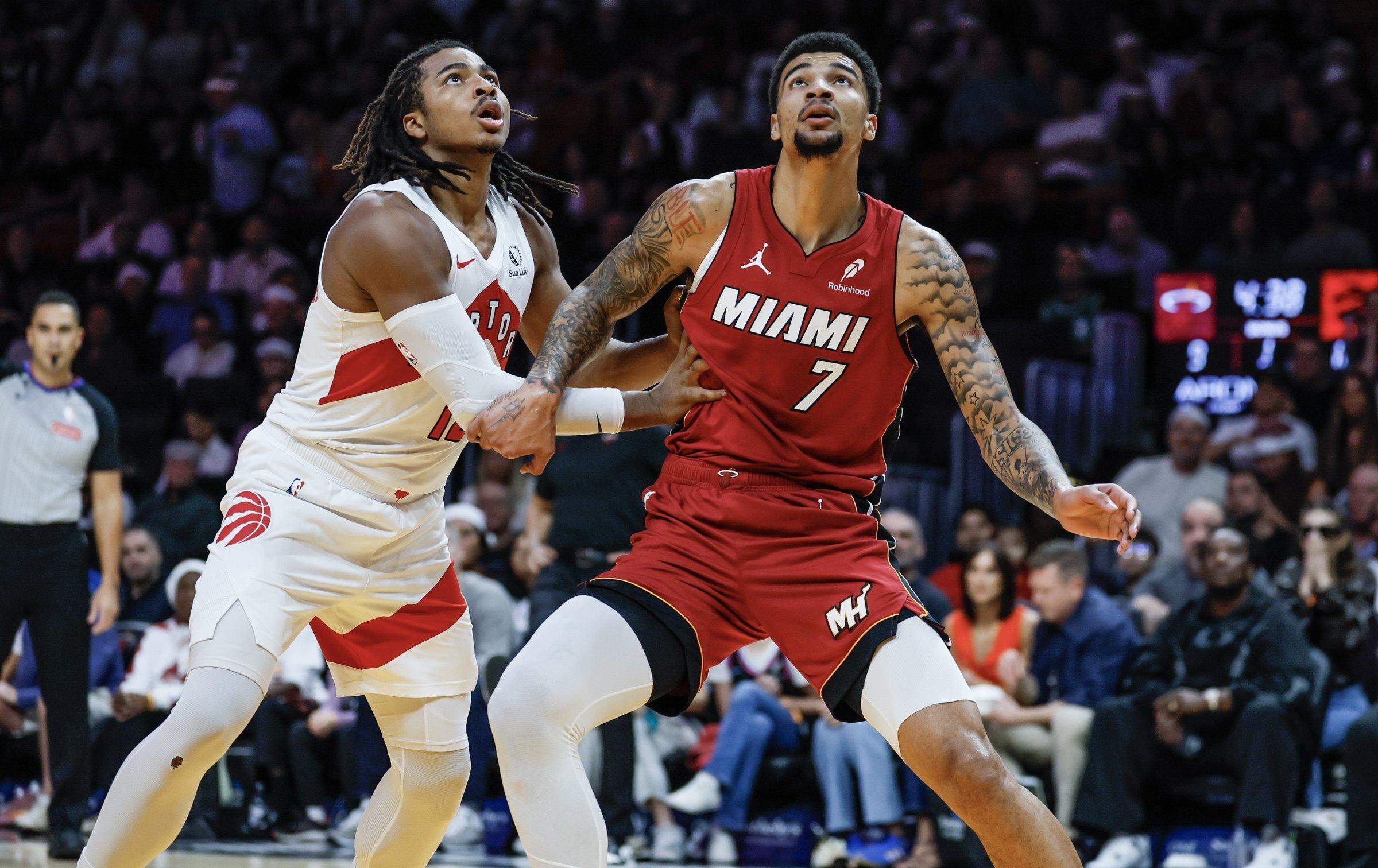 Heat's misery continues in blowout loss to Raptors, falling back to ...