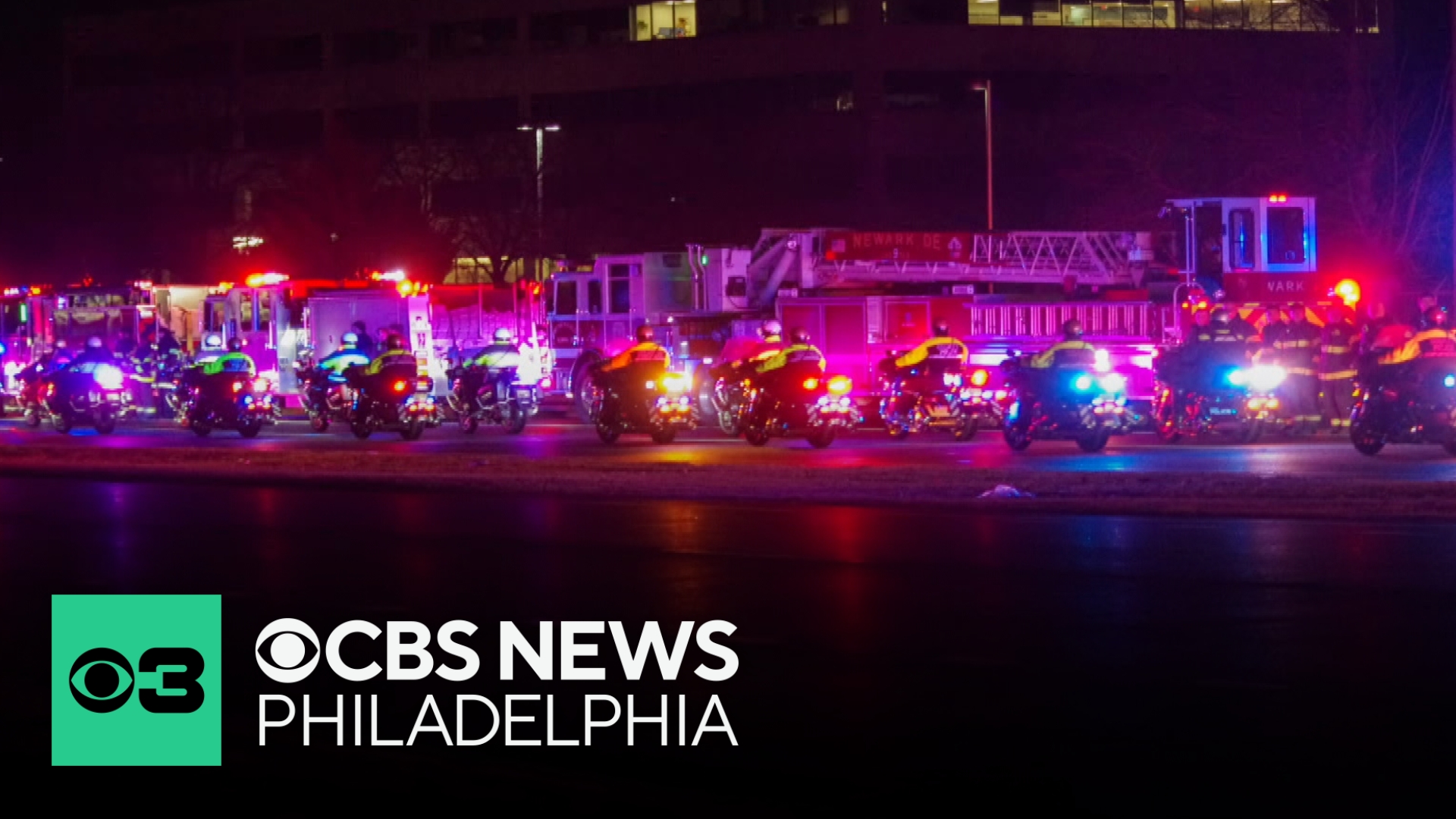 Procession held for slain Delaware state trooper who's being hailed a hero
