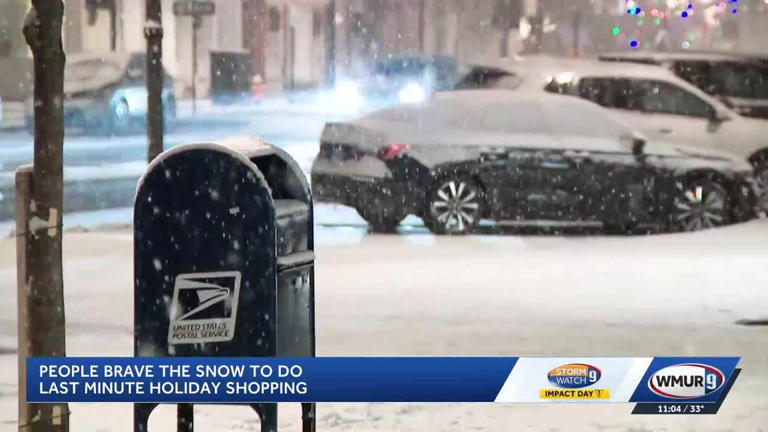 Drivers urged to slow down as snow creates slick travel conditions ...