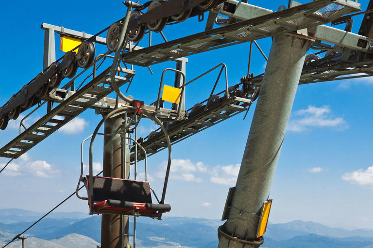 Getty A ski lift in the resort of Savin Kuk in Montenegro