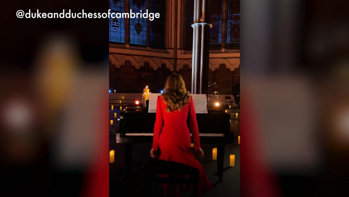 Watch: Princess Kate shows off her piano skills at carol concert for ...