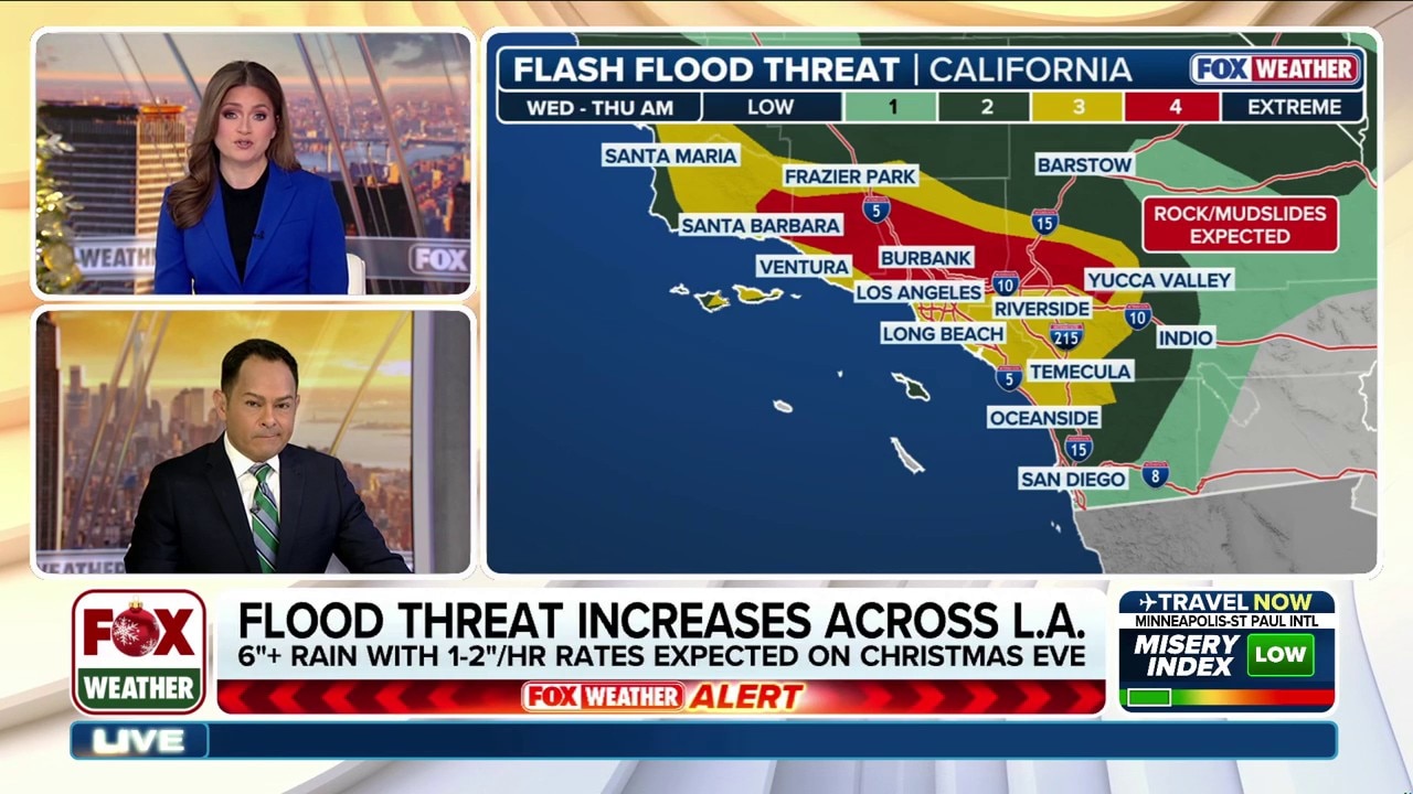 Los Angeles area bracing for 'highest risk' of life-threatening floods ...