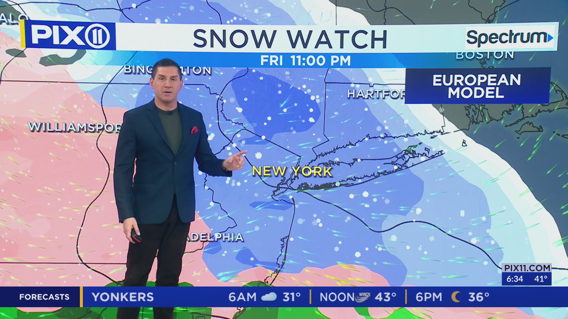 Significant snow possible for the end of the week