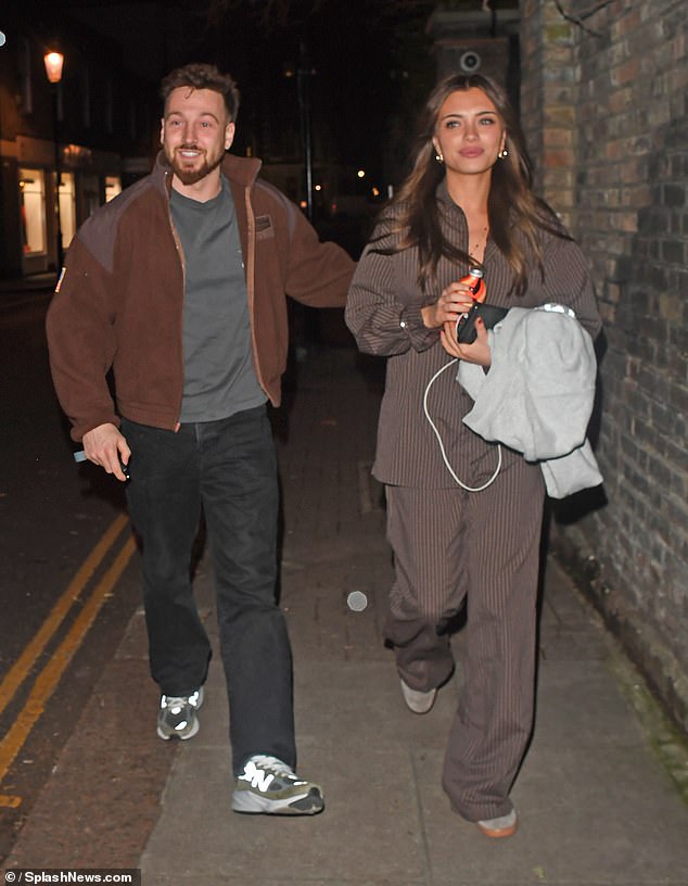 Sam Thompson and new girlfriend Talitha Balinska enjoy a romantic date ...