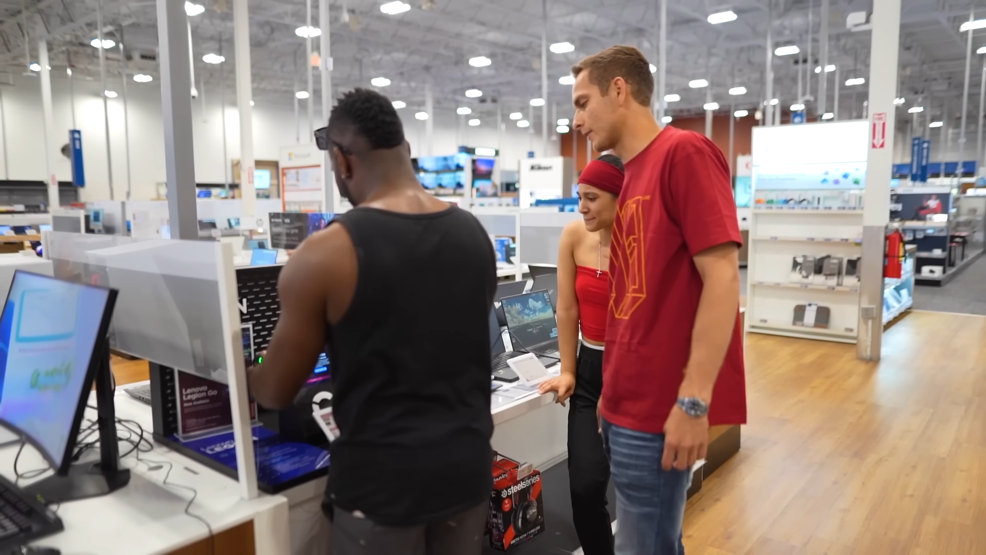 Giving random people expensive PCs