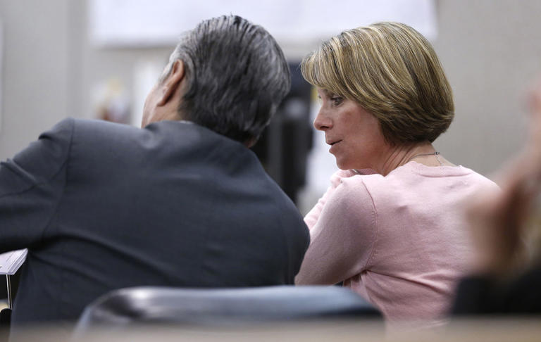 Michelle Heale durante su juicio de 2015 en Freehold, Nueva Jersey (Patti Sapone / AP)