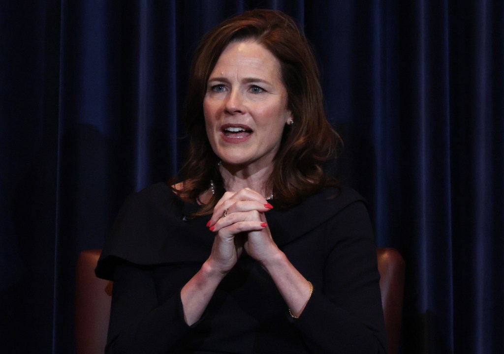 Amy Coney Barrett issues free speech warning