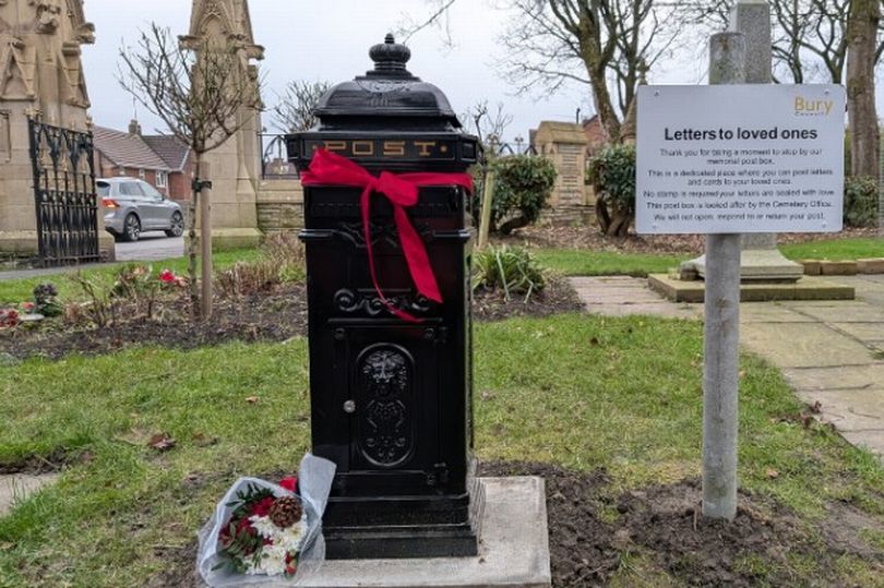 Box for loved ones to post letters to departed friends and family opens ...