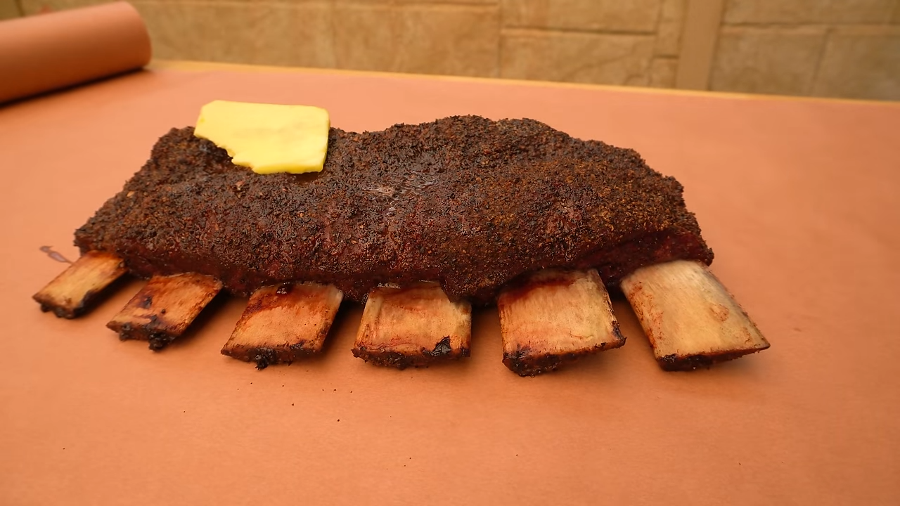 How to smoke beef back ribs in a charcoal BBQ