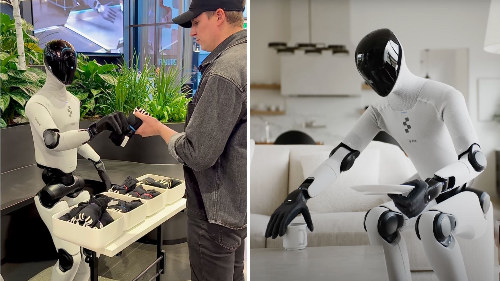 Video: US humanoid robot hands out swag before Christmas, picks correct ...