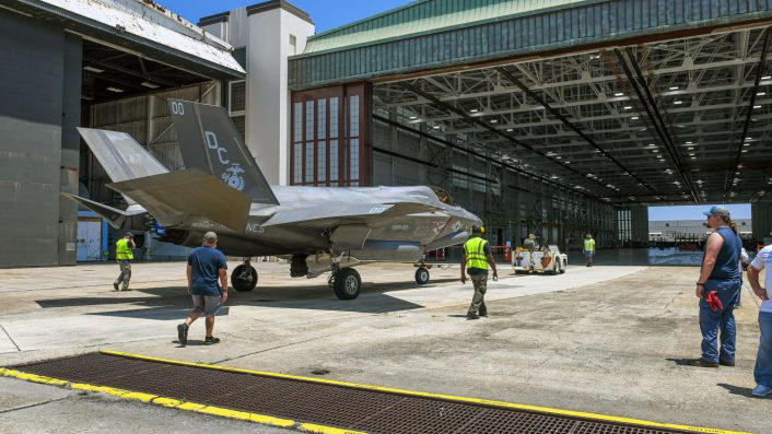 First Royal Navy F-35Bs are undergoing corrosion repair at the US Navy ...