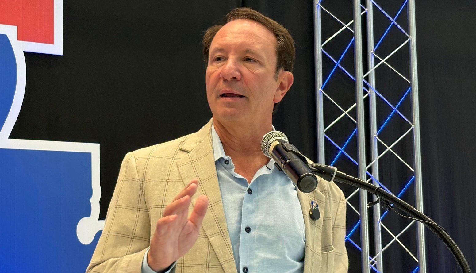 Louisiana governor makes pitch to save college football