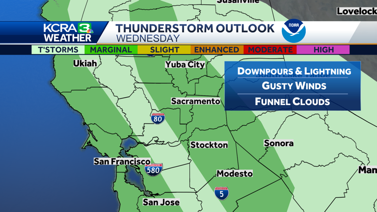 What to know about a tornado risk across Northern California