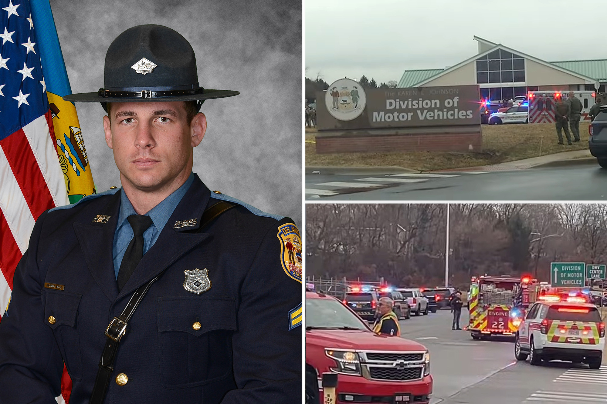 Delaware trooper killed at DMV remembered as dependable following ...
