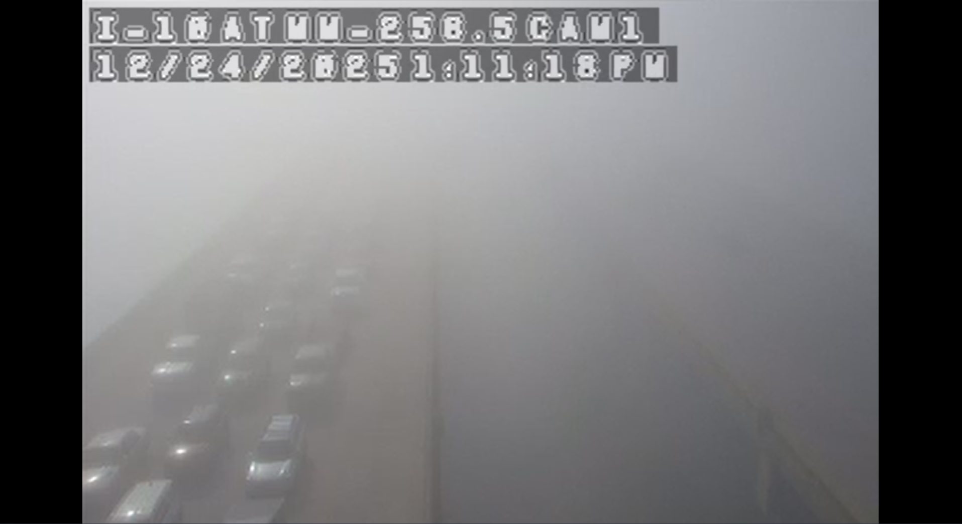 Christmas Eve fog leads to multicar crash on eastbound Twin Span ...