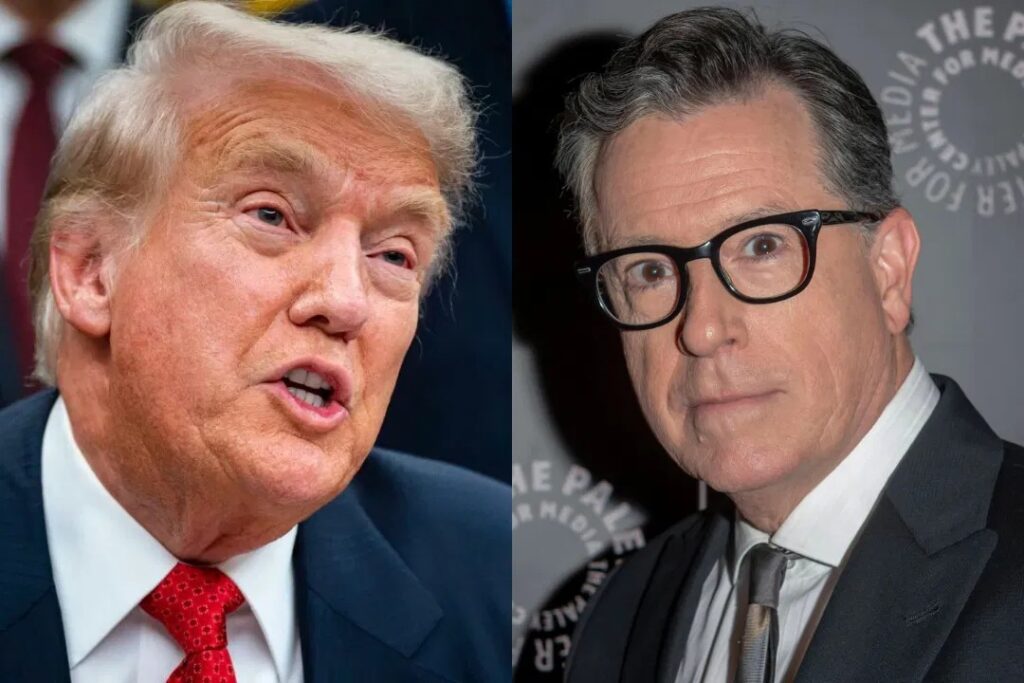 Donald Trump slams Stephen Colbert, demands CBS pull the plug