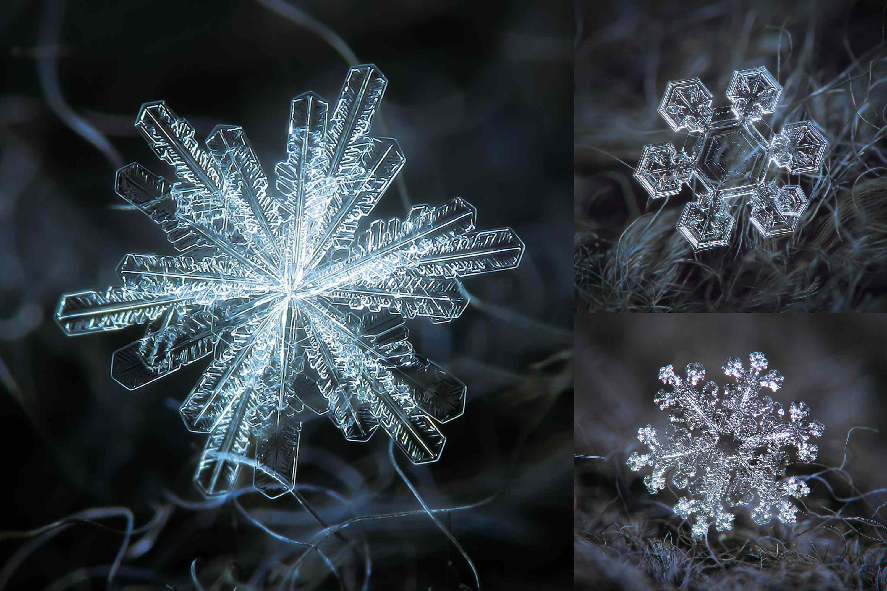 These macro photos of snowflakes reveal nature’s most dazzling designs
