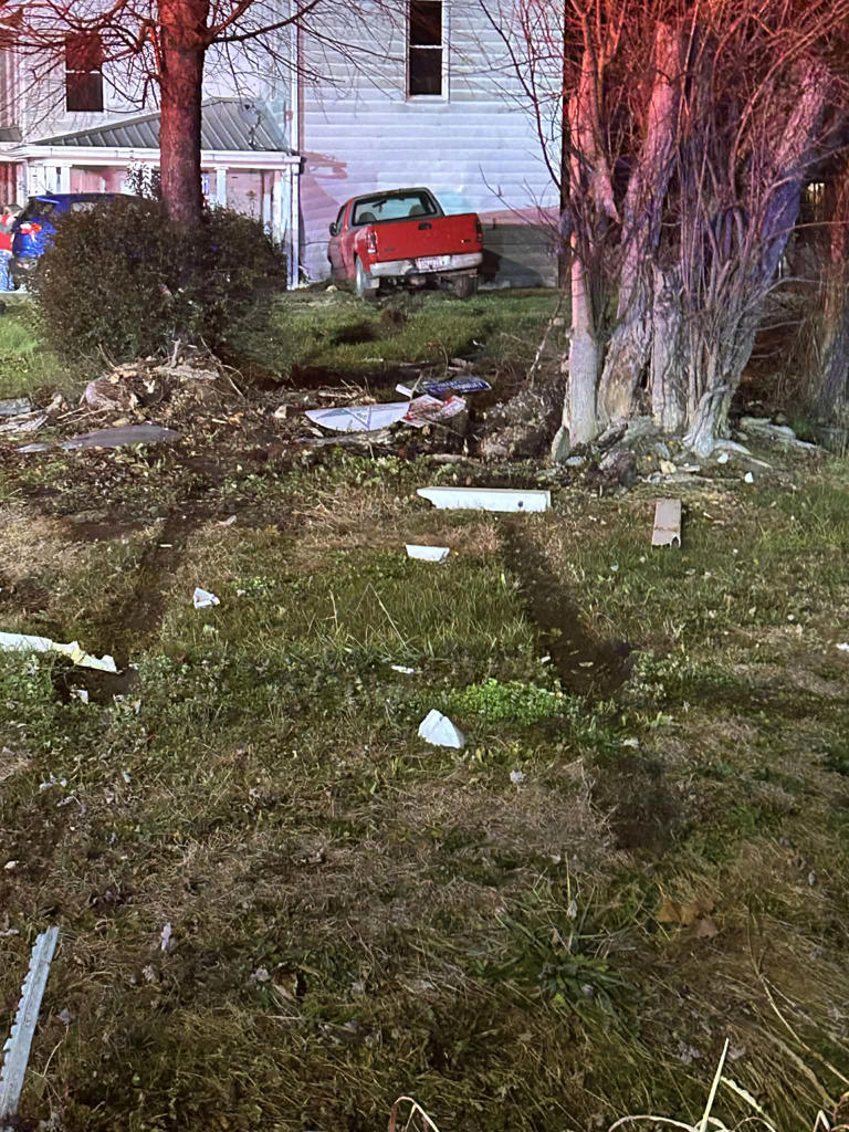Driver facing charges after crashing pickup truck into home