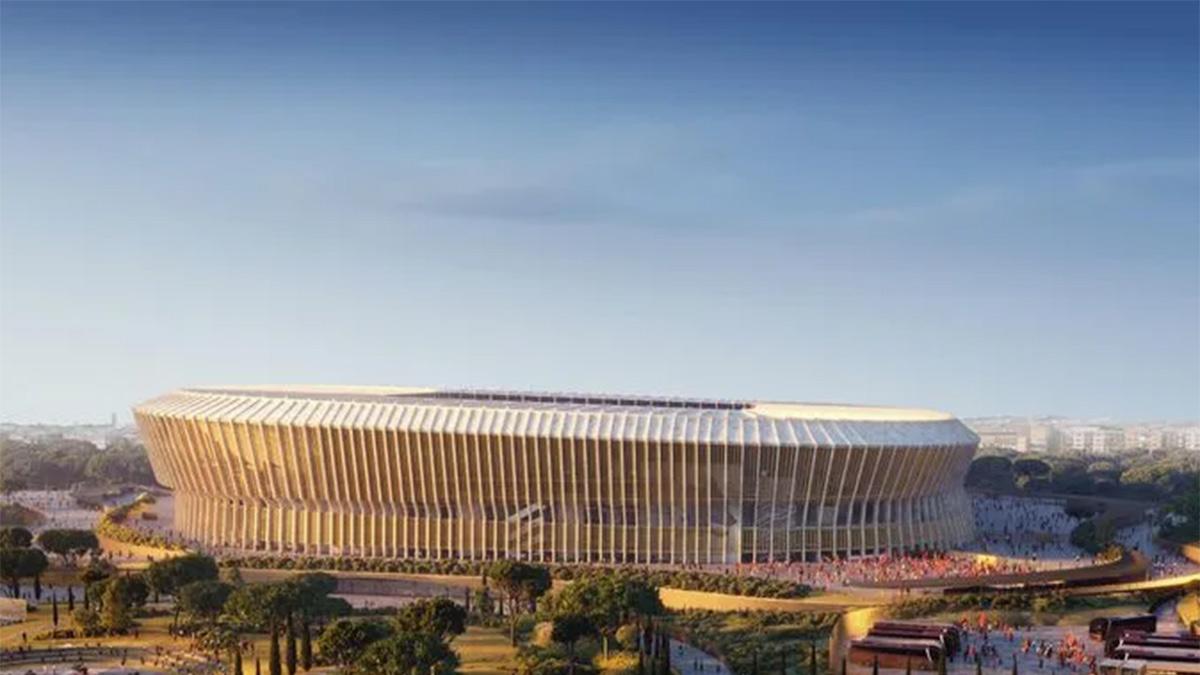 La Roma revela su futuro estadio