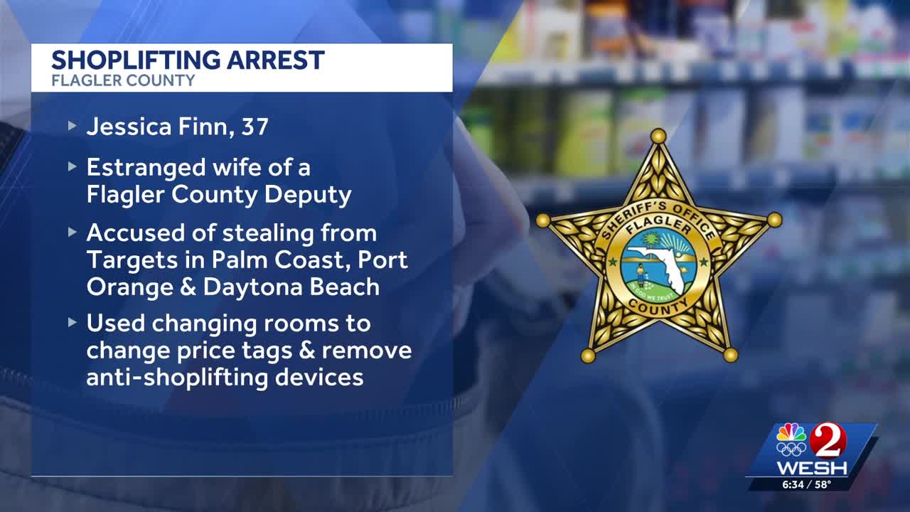 Estranged wife of Flagler County deputy accused of stealing from Target ...